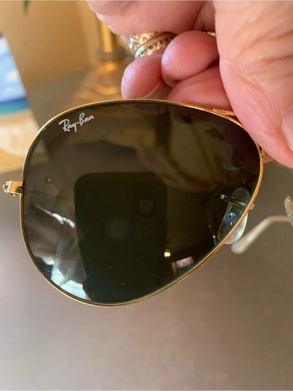 Men’s RAY-BAN Vintage Bausch and Lomb aviator sunglasses. NO SCRATCHES nose pads